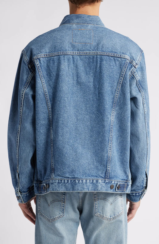 Big & Tall Light Wash Denim Jacket