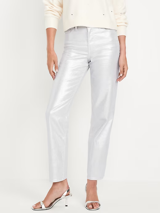 High-Waisted Wow Loose Jeans