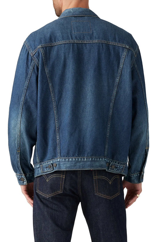 Big & Tall Light Wash Jean Jacket